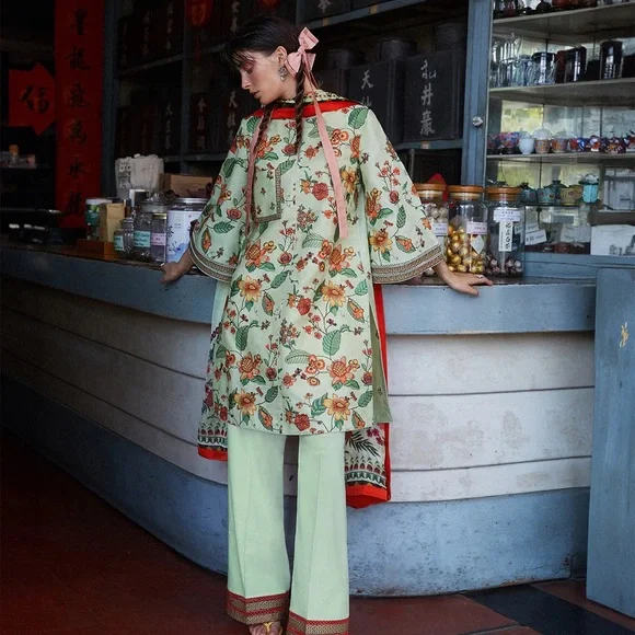 Floral Print Wide Leg Dress - Picture 1 of 1